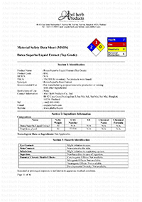 Material Safety Data Sheet (Butea Superba Liquid Extract) - Thumbnail